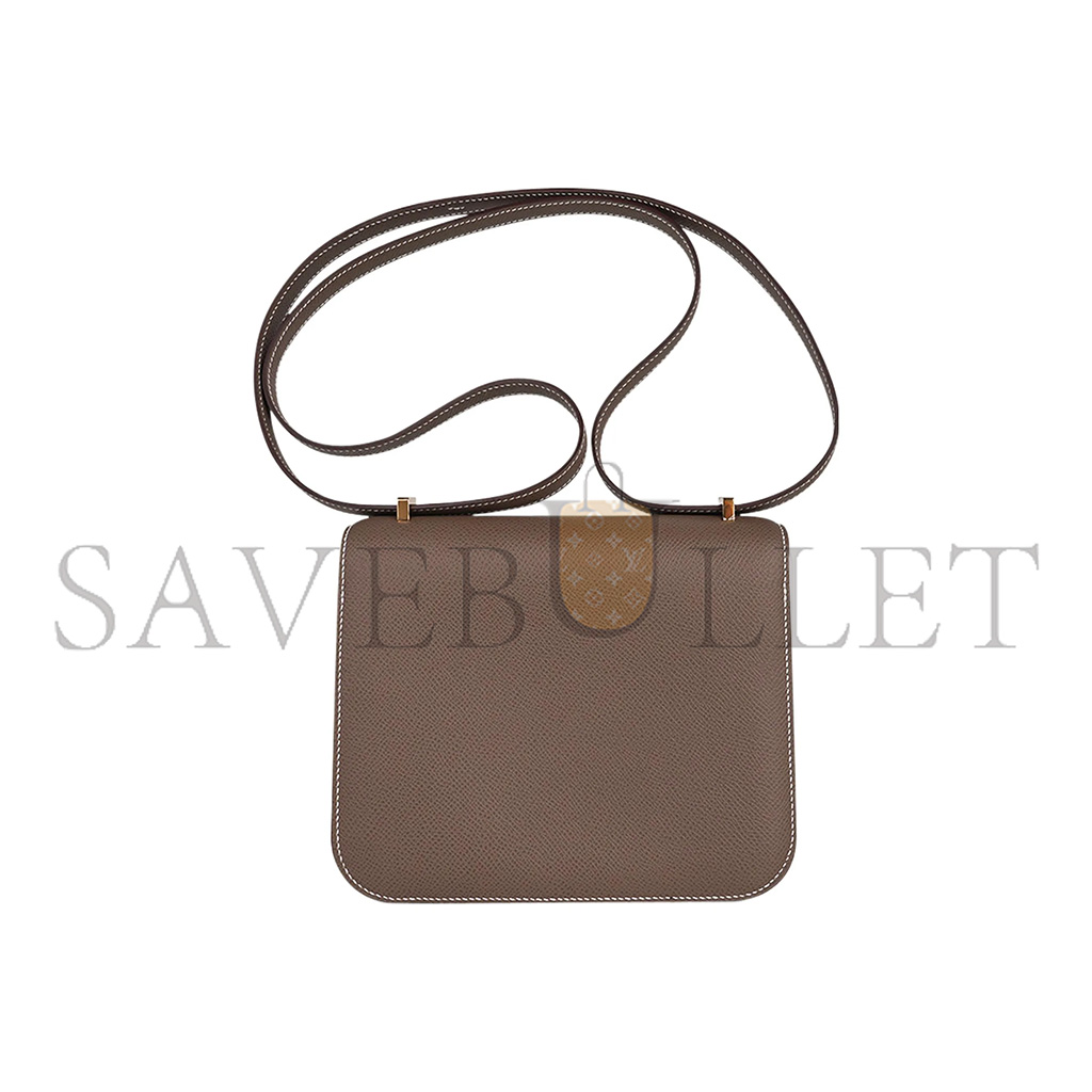 HERMES MASTER CONSTANCE 18 EPSOM 18 ETOUPE H083905CC18(19*15*4cm)